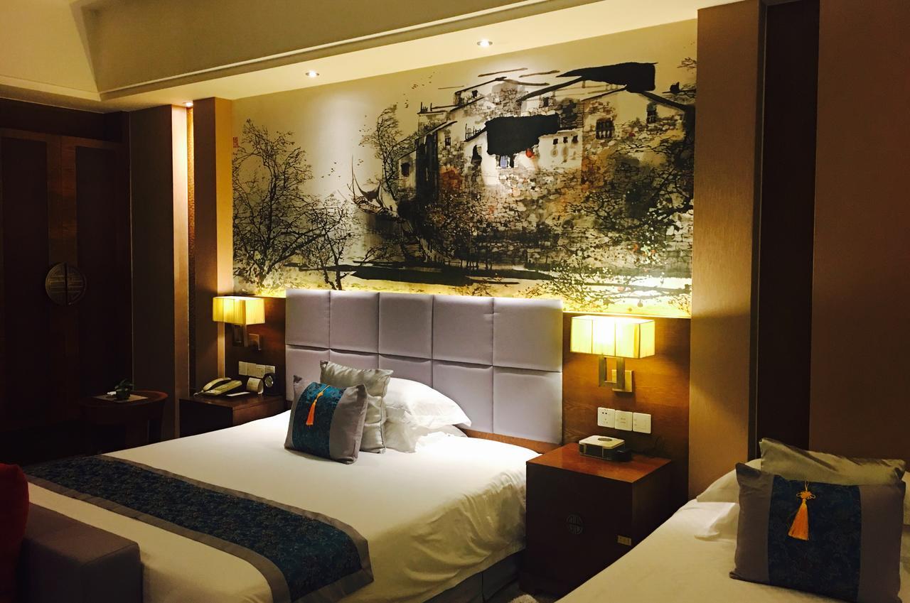 Wu XI Shan Se Hotel Qingyang  Exterior foto